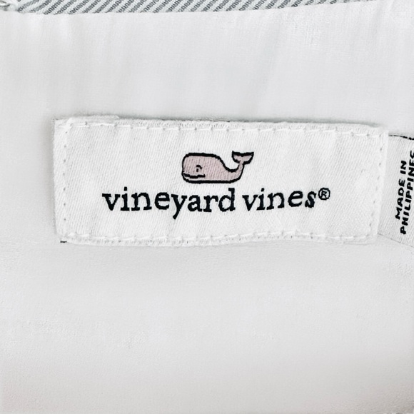 Vineyard Vines Abacos Pink Blue White Striped Jumpsuit Size 12 - Picture 4 of 12